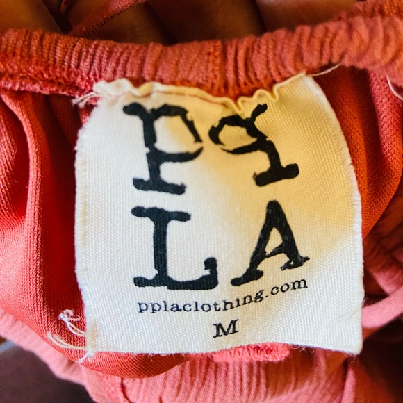 PPLA pleated pink open tie back maxi dress - Picture 10 of 10